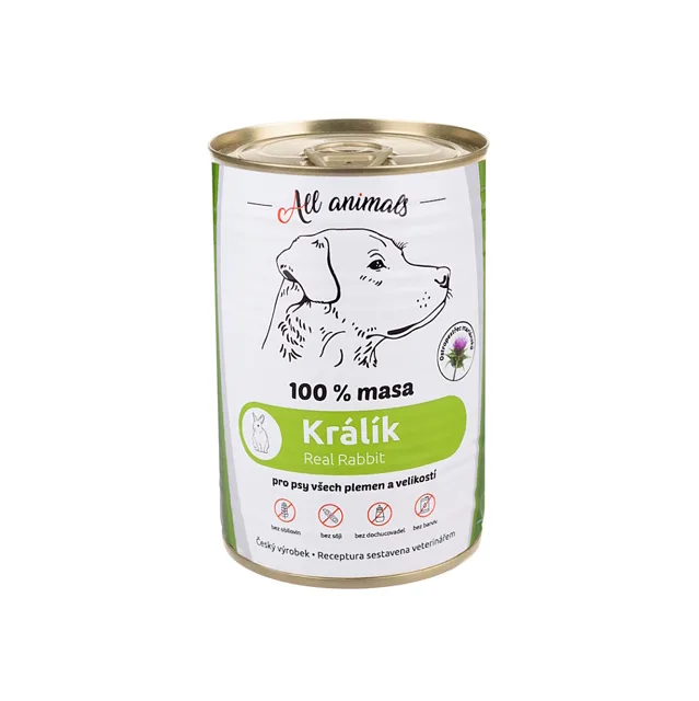 ALL ANIMALS Králík mletý 400 g