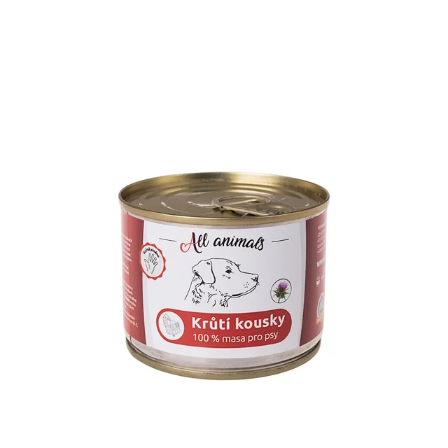 ALL ANIMALS Krůtí kousky 200 g