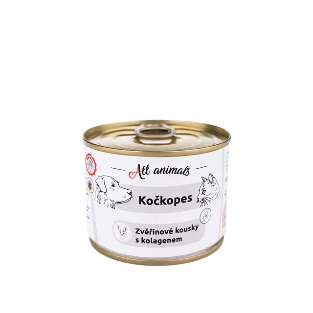 ALL ANIMALS Zvěřinové kousky s kolagenem 200 g