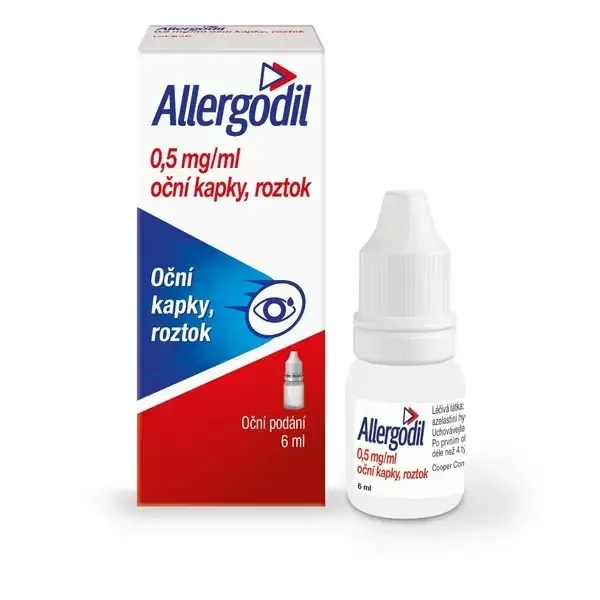 Allergodil 0,5mg/ml oční kapky 6 ml
