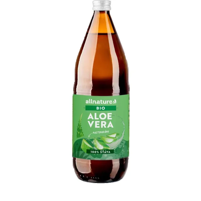 Allnature Aloe Vera BIO 100% šťáva 1000 ml
