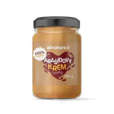 Allnature Arašídové máslo jemné 920g