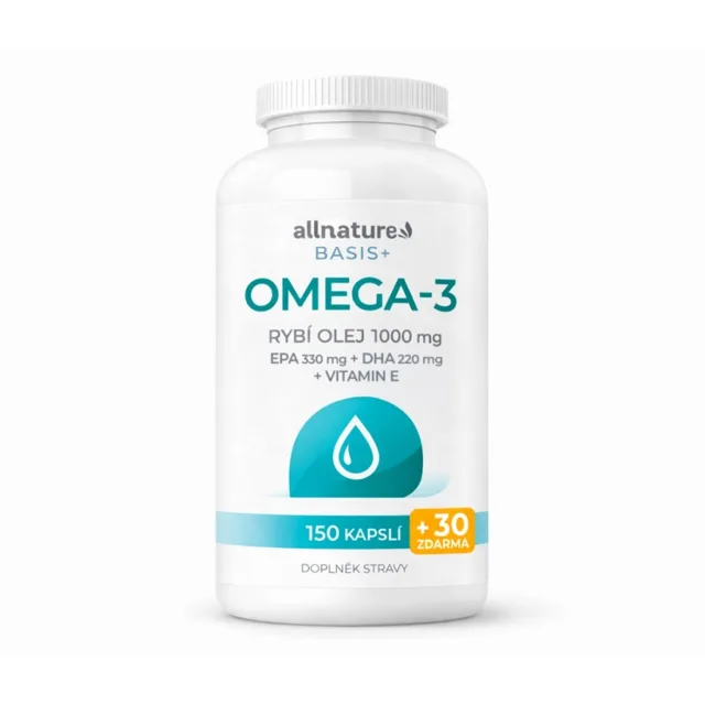 Allnature Basis + Omega 3 150+30 kapslí