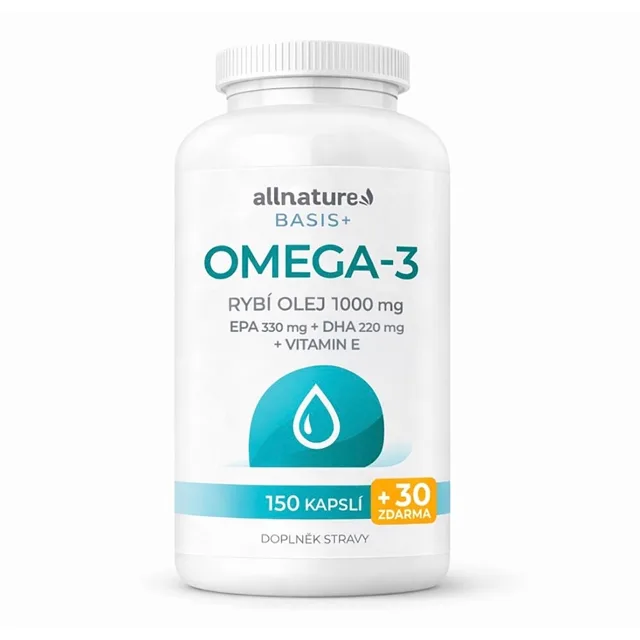 ALLNATURE Basis + Omega 3 150 + 30 kapslí