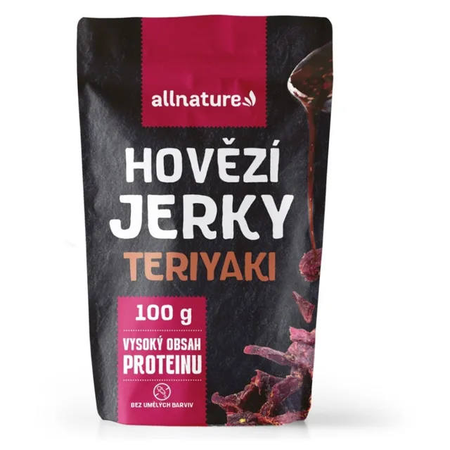 ALLNATURE Beef Teriyaki Jerky sušené maso 100 g