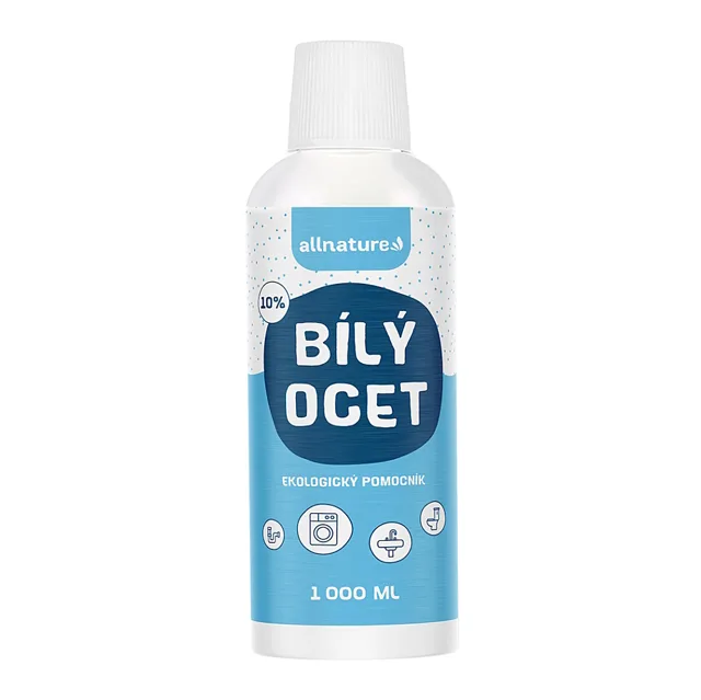 ALLNATURE Bílý ocet 10% 1 l