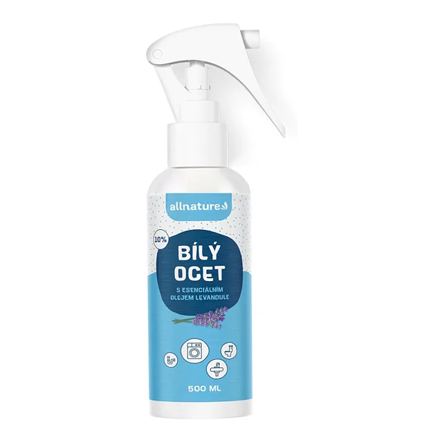 ALLNATURE Bílý ocet sprej 10 % levandule 500 ml