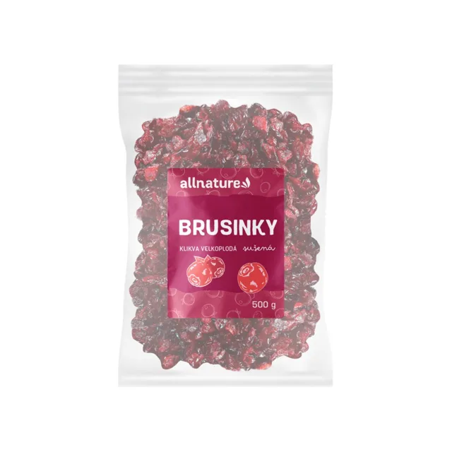 Allnature Brusinka (klikva velkoplodá) sušená 500 g