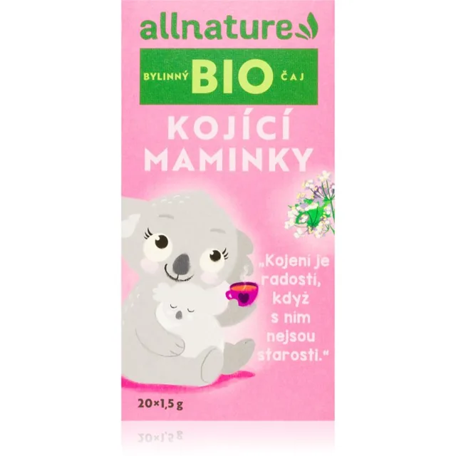 Allnature Bylinný čaj BIO Kojící maminky čaj v BIO kvalitě 20x1.5 g