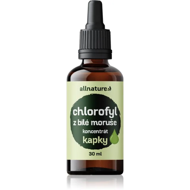 Allnature Chlorofyl z moruše bílé kapky pro normální tvorbu červených krvinek a hemoglobinu 30 ml