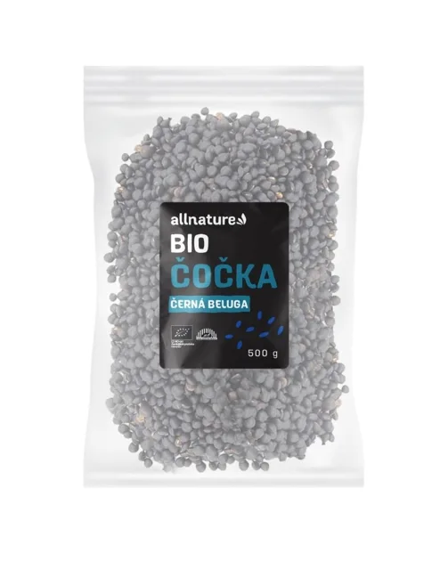Allnature Čočka černá beluga BIO 500 g