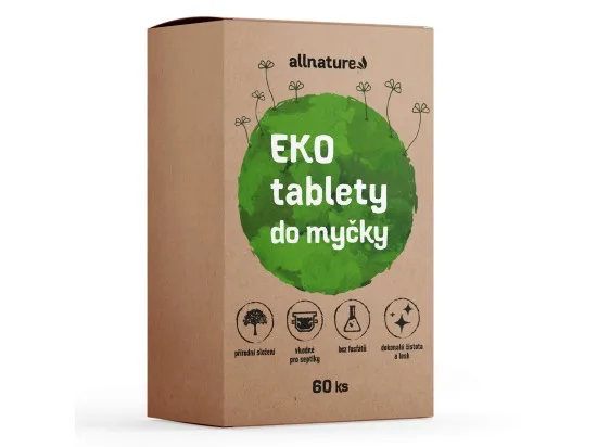 Allnature EKOlogické tablety do myčky 60 ks