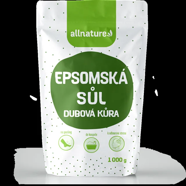 ALLNATURE Epsomská sůl Dubová kůra 1000 g