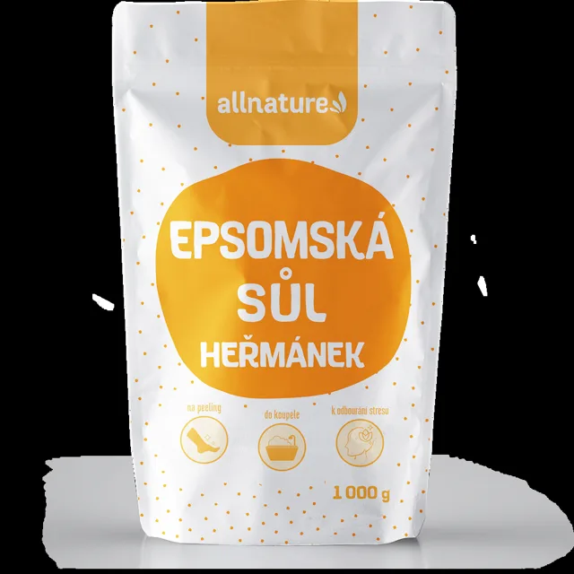 ALLNATURE Epsomská sůl Heřmánek 1000 g