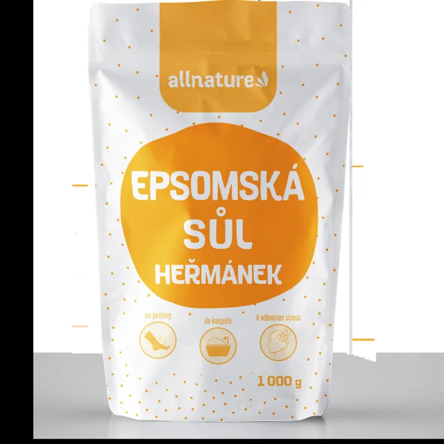 Allnature Epsomská sůl Heřmánek 1000g