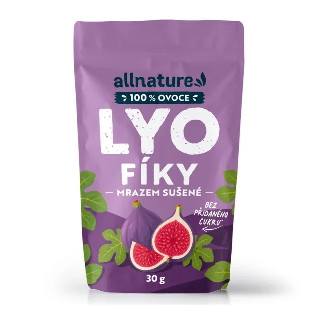Allnature Fíky sušené mrazem 30 g