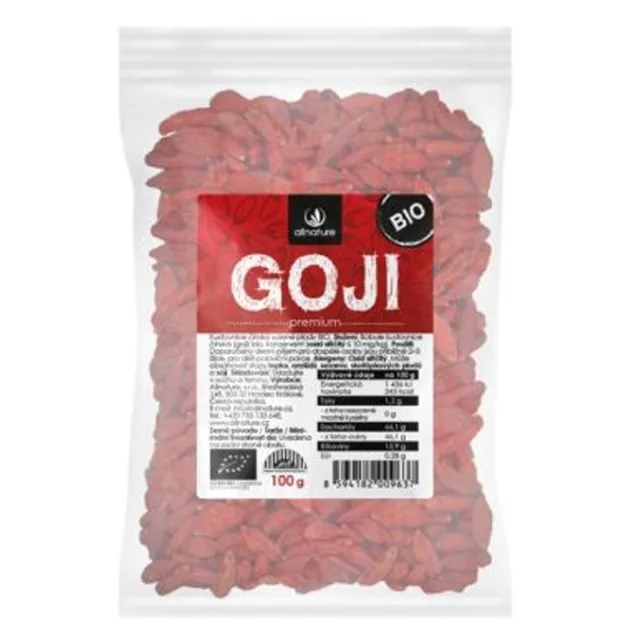 ALLNATURE Goji sušené BIO 100 g