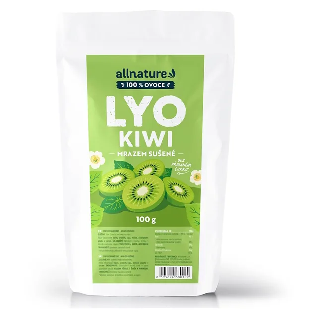 ALLNATURE Kiwi sušené mrazem 100 g