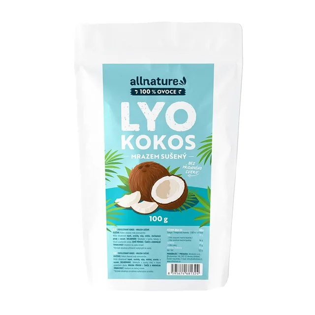 ALLNATURE Kokos sušený mrazem 100 g