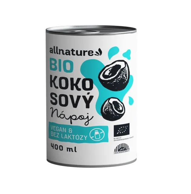 Allnature Kokosový nápoj BIO 400 ml