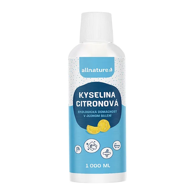ALLNATURE Kyselina citronová roztok 1000 ml