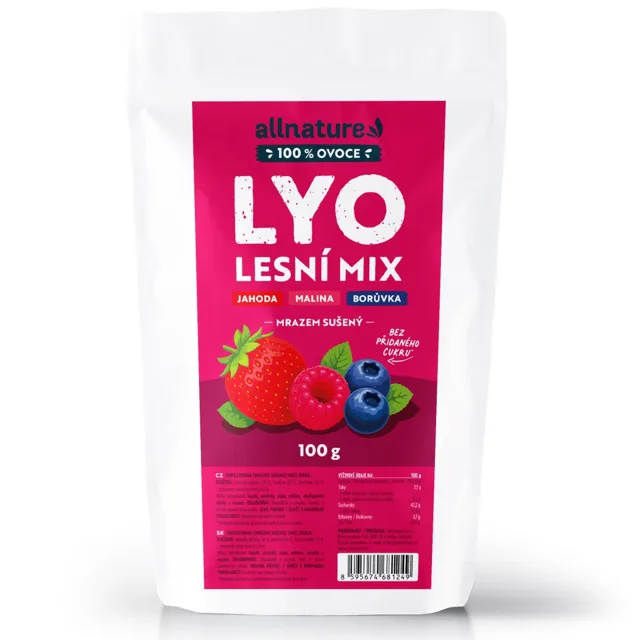Allnature Lesní mix mrazem sušený 100 g