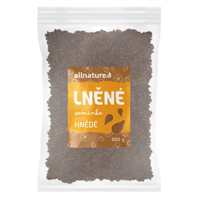 ALLNATURE Lněné semínko hnědé 500 g