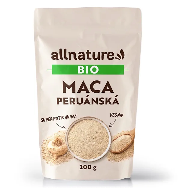 ALLNATURE Maca peruánská prášek BIO RAW 200 g