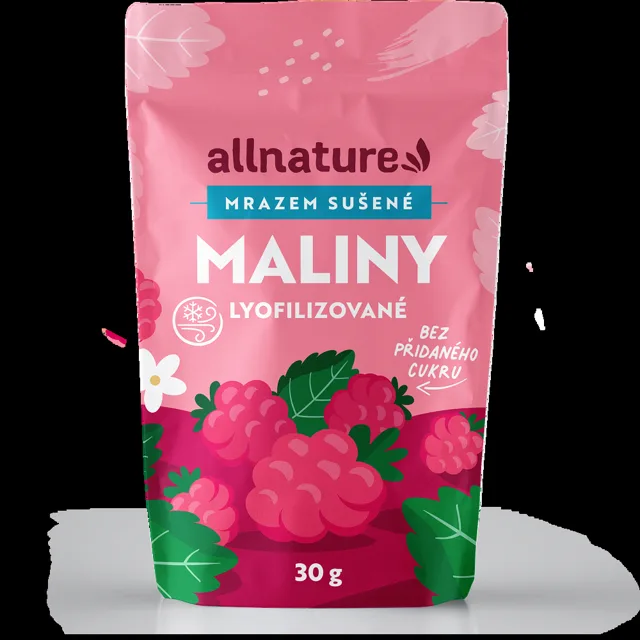 ALLNATURE Malina sušená mrazem celá 30 g