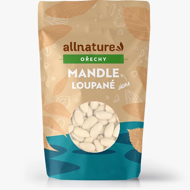 ALLNATURE Mandle jádra loupaná 1000 g