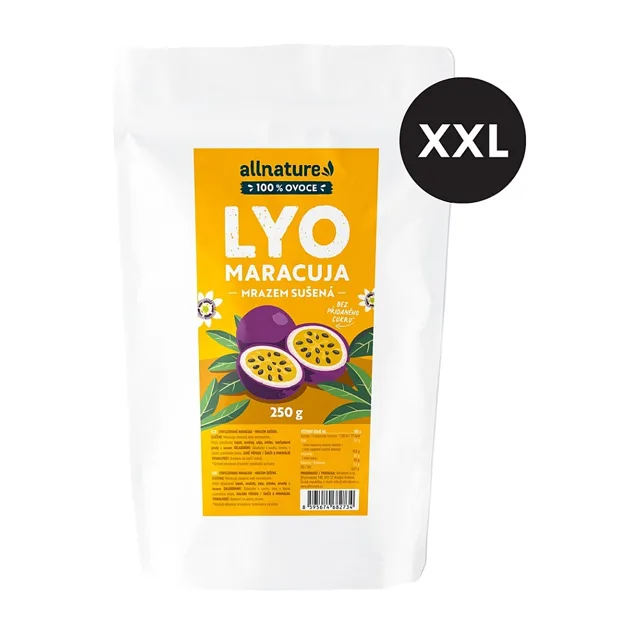ALLNATURE Maracuja mrazem sušená XXL 250 g