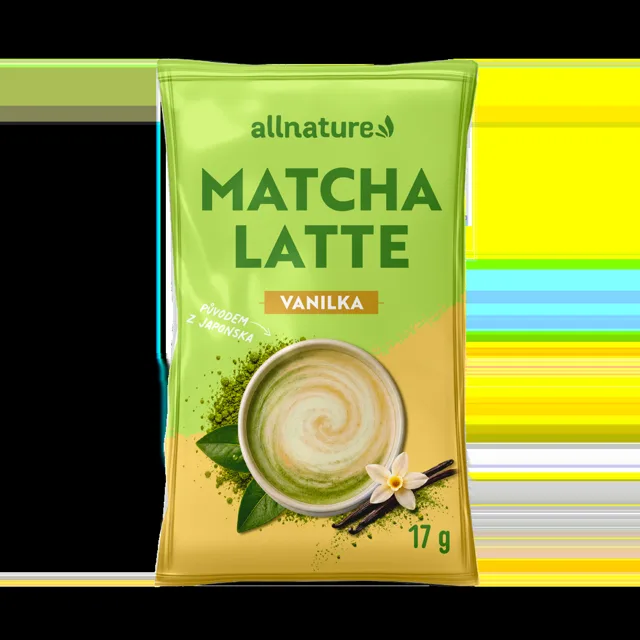 Allnature Matcha latte vanilka 17 g