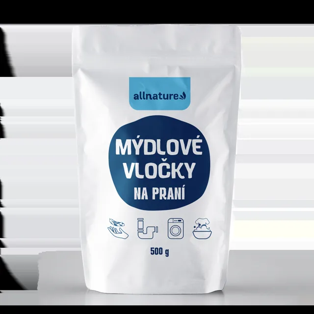 Allnature Mýdlové vločky na praní 500 g