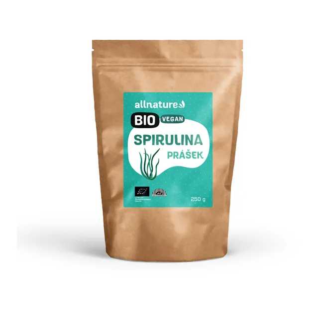 ALLNATURE Spirulina prášek 250 g BIO