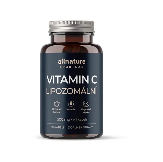 ALLNATURE Sportlab Lipozomální Vitamin C 500 mg 90 kapslí