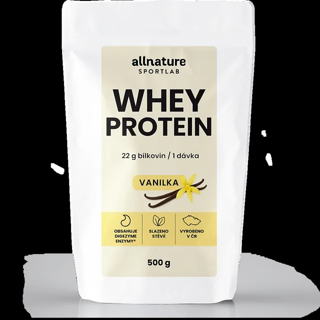 ALLNATURE Sportlab whey protein vanilka 500 g
