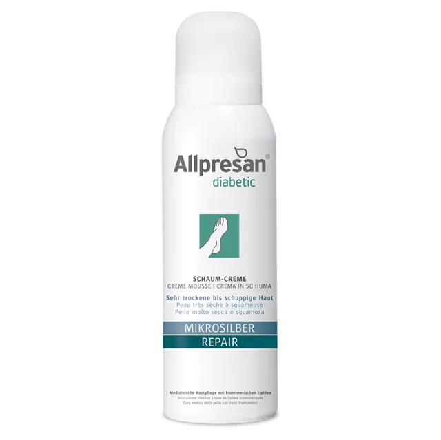 ALLPRESAN Diabetic Mikrosilver Repair pěna 125 ml