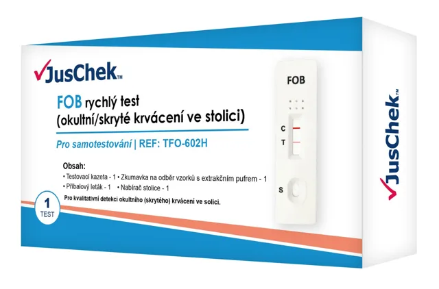 Alltest JusChek FOB rychlý test na okultní krvácení 1 ks