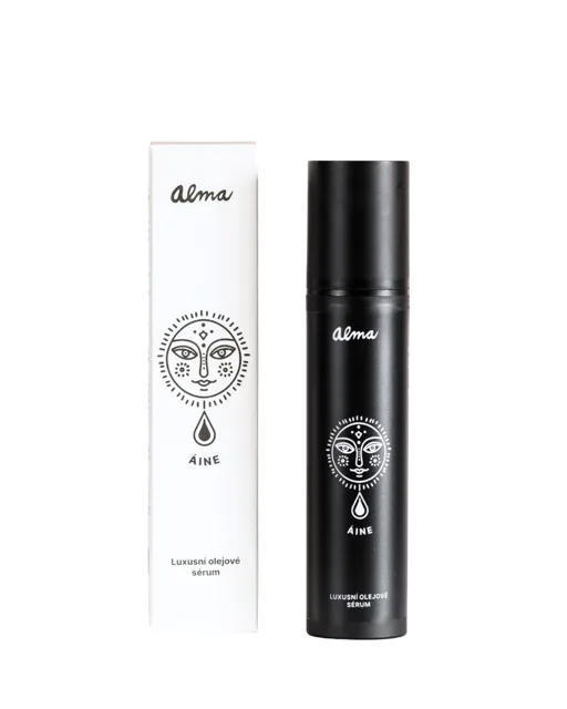 Alma Luxusní olejové sérum s Bakuchiolem, extraktem z akrtické řasy a Q10 Áine 50 ml