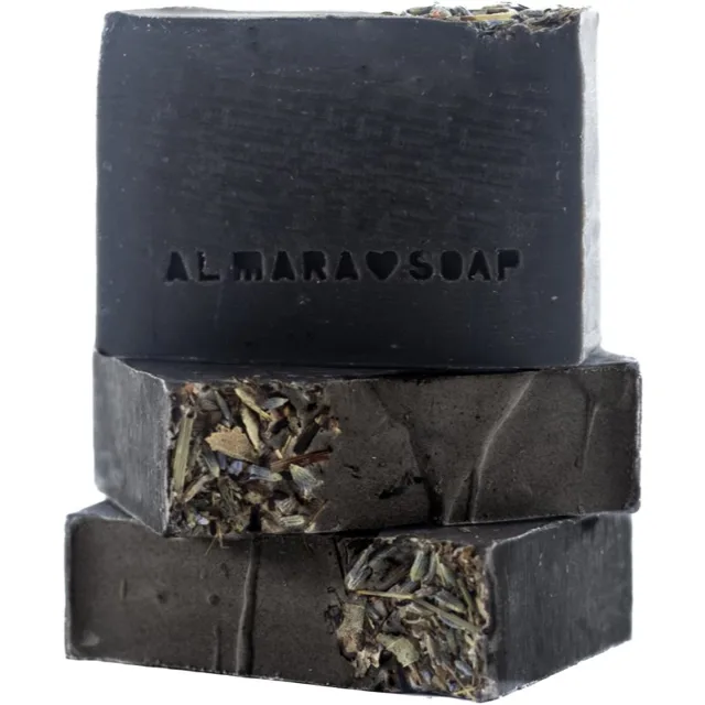 Almara Soap Hair Care Shiny Hair tuhý šampon pro mastné vlasy 90 g