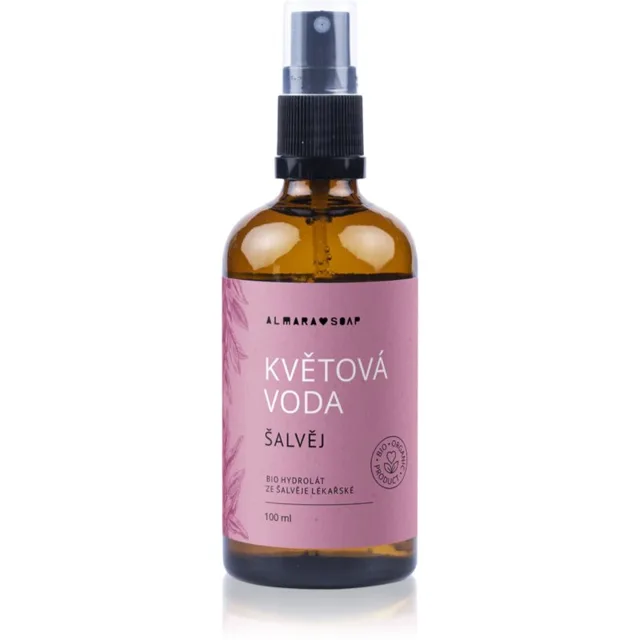 Almara Soap Květová Voda Šalvěj pleťová voda pro mastnou a problematickou pleť 100 ml