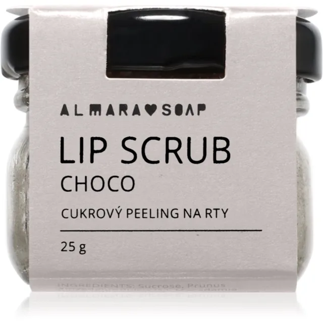 Almara Soap Lip Scrub cukrový peeling na rty Choco 25 g