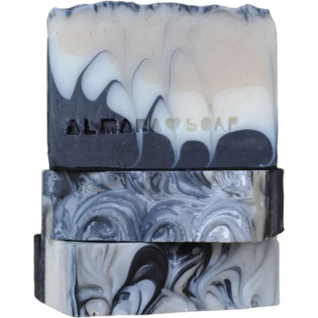Almara Soap Natural Shave No More ručně vyráběné mýdlo na vlasy, vousy a tělo pro muže 90 g