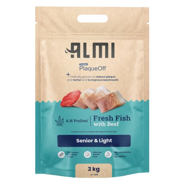 ALMI Senior & Light granule pro psy, Hmotnost balení (g): 12 kg