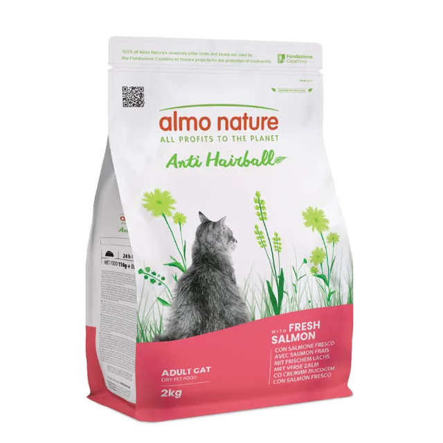 Almo Nature Anti Hairball s lososem - 2 kg