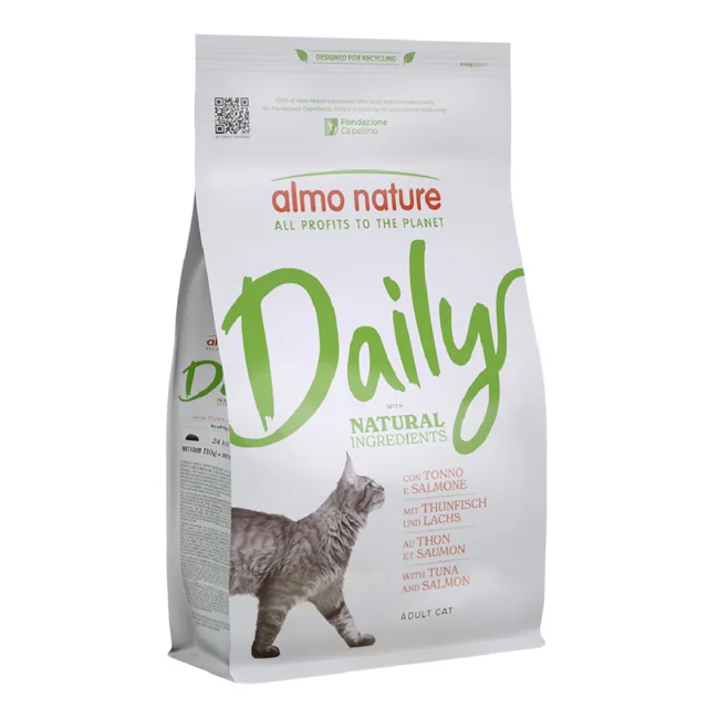 Almo Nature Daily Maintenance tuňák a losos - výhodné balení: 2 x 1,2 kg