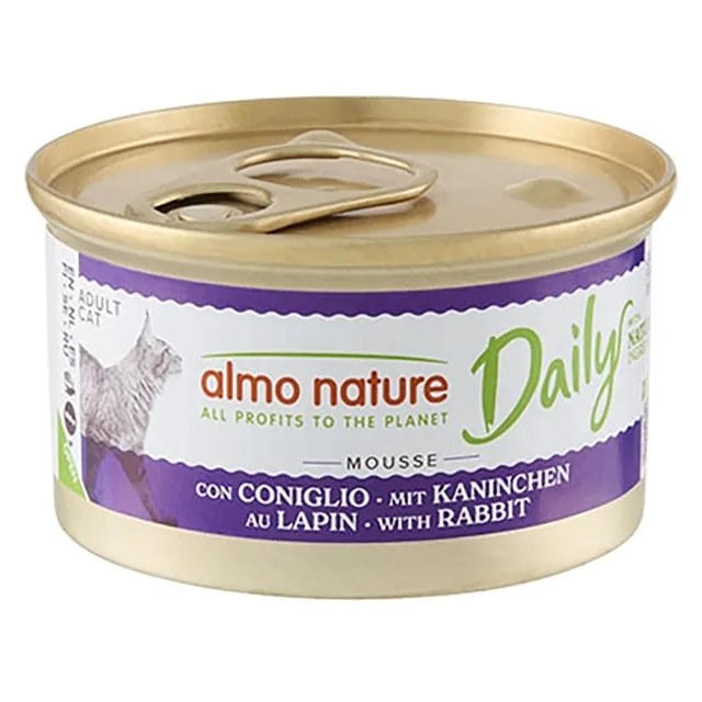 Almo Nature Daily Menu 6 x 85 g - Pěna s králíkem