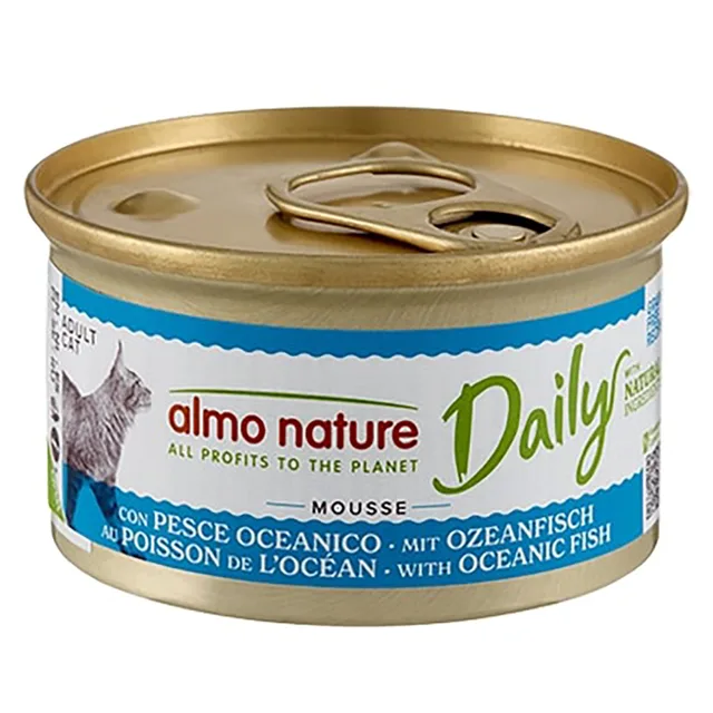 Almo Nature Daily Menu 6 x 85 g - Pěna s mořskou rybou