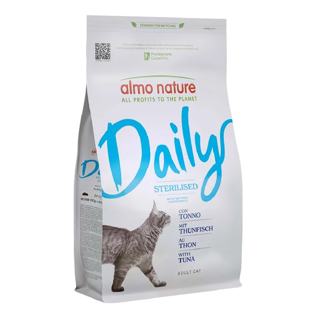 Almo Nature Daily Sterilised tuňák - výhodné balení: 2 x 1,2 kg