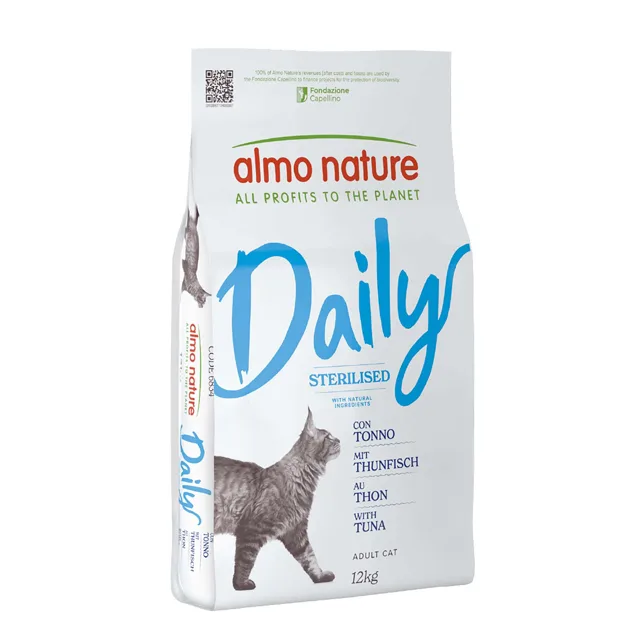 Almo Nature Daily Sterilised tuňák - výhodné balení: 2 x 12 kg